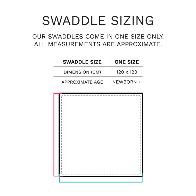 Swaddle Sizing - Chuckles & Caz