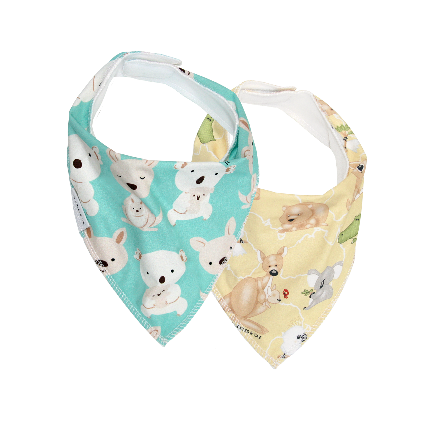 Aussie Dribble Bib 2pk - Gift Set 1 - Chuckles & Caz