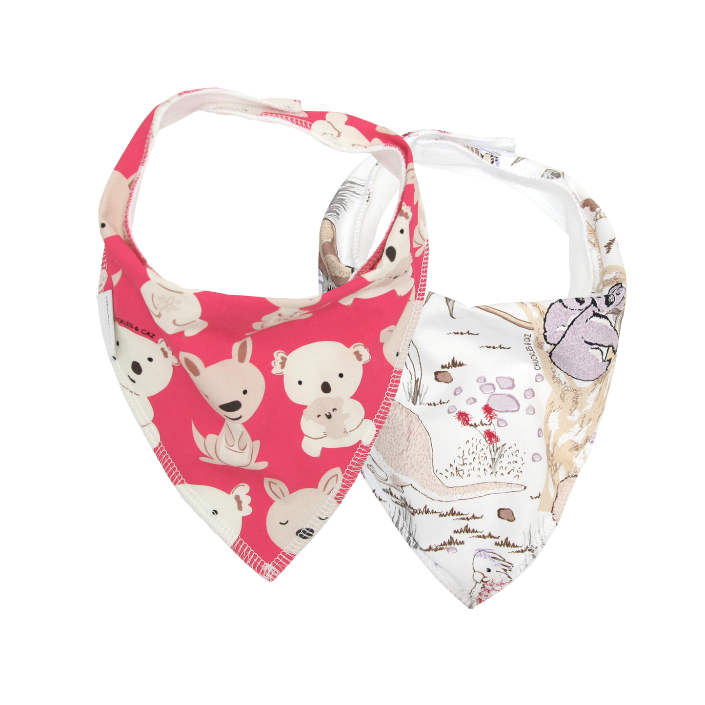 Aussie Dribble Bib 2pk - Gift Set 2 - Chuckles & Caz