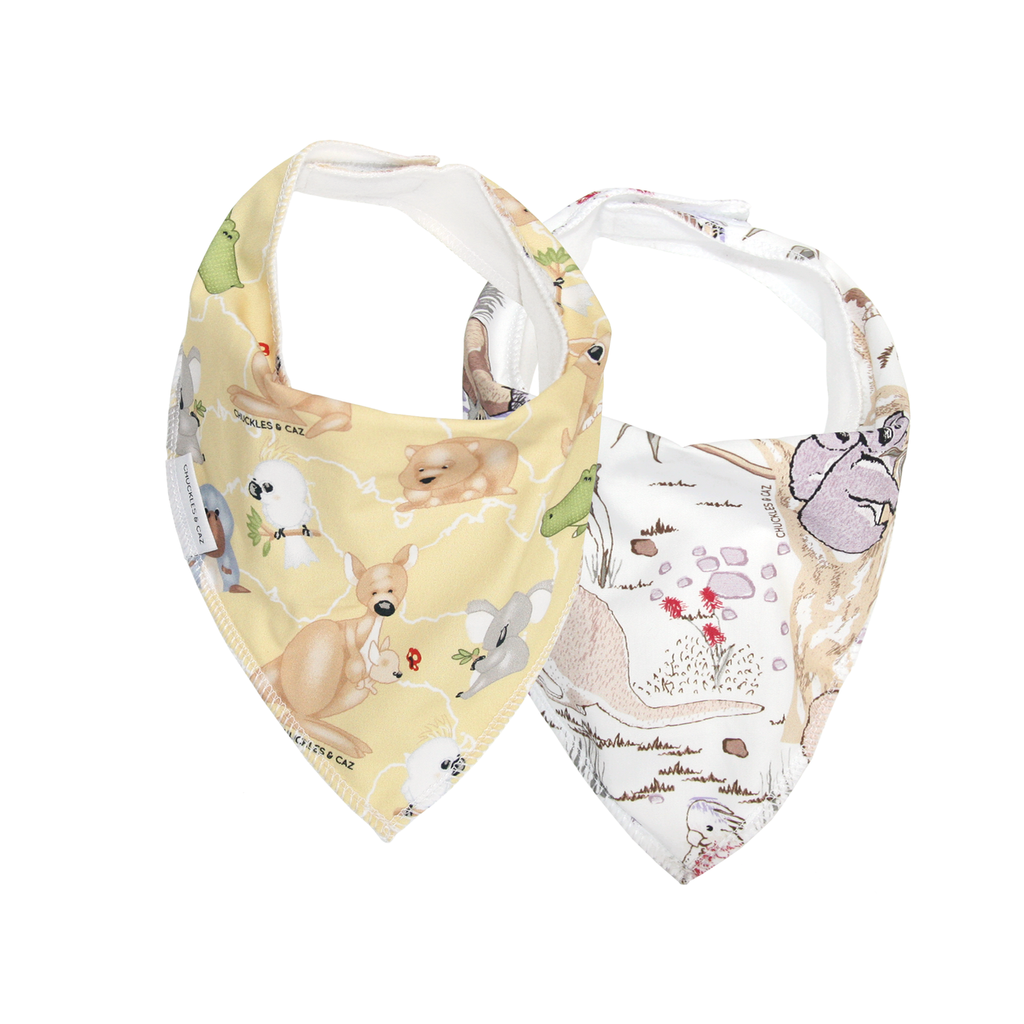 Aussie Dribble Bib 2pk - Gift Set 3 - Chuckles & Caz