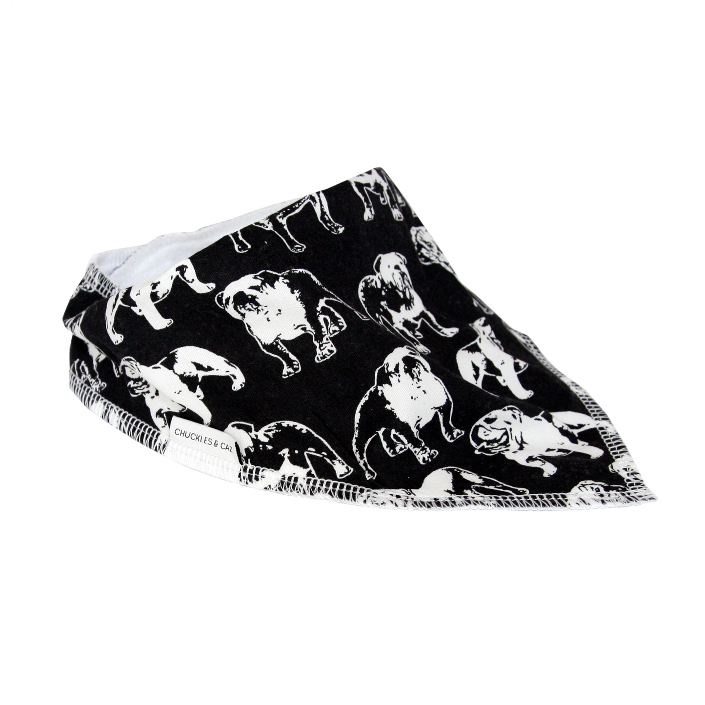 Bulldog Dribble Bib - Chuckles & Caz
