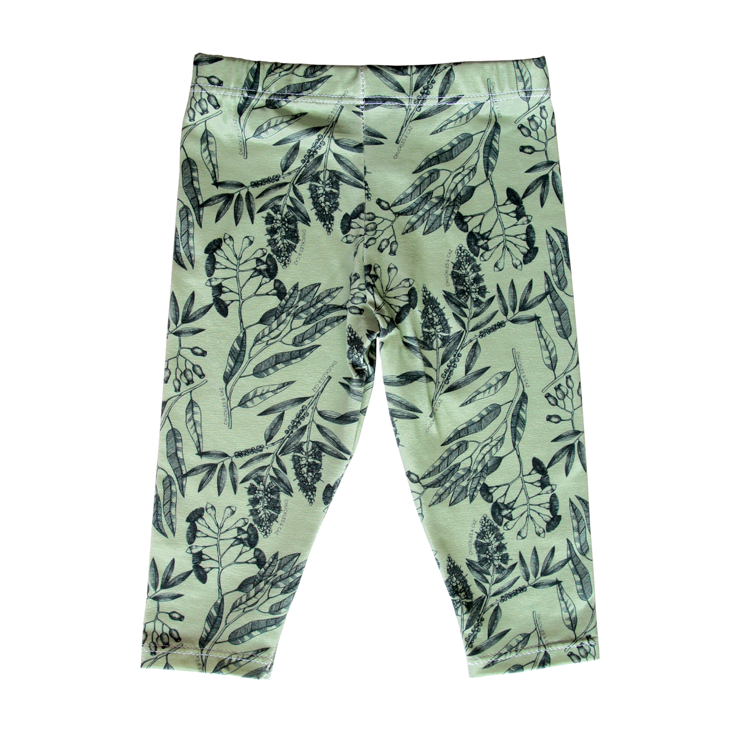 Green Gumleaf Leggings - Chuckles & Caz