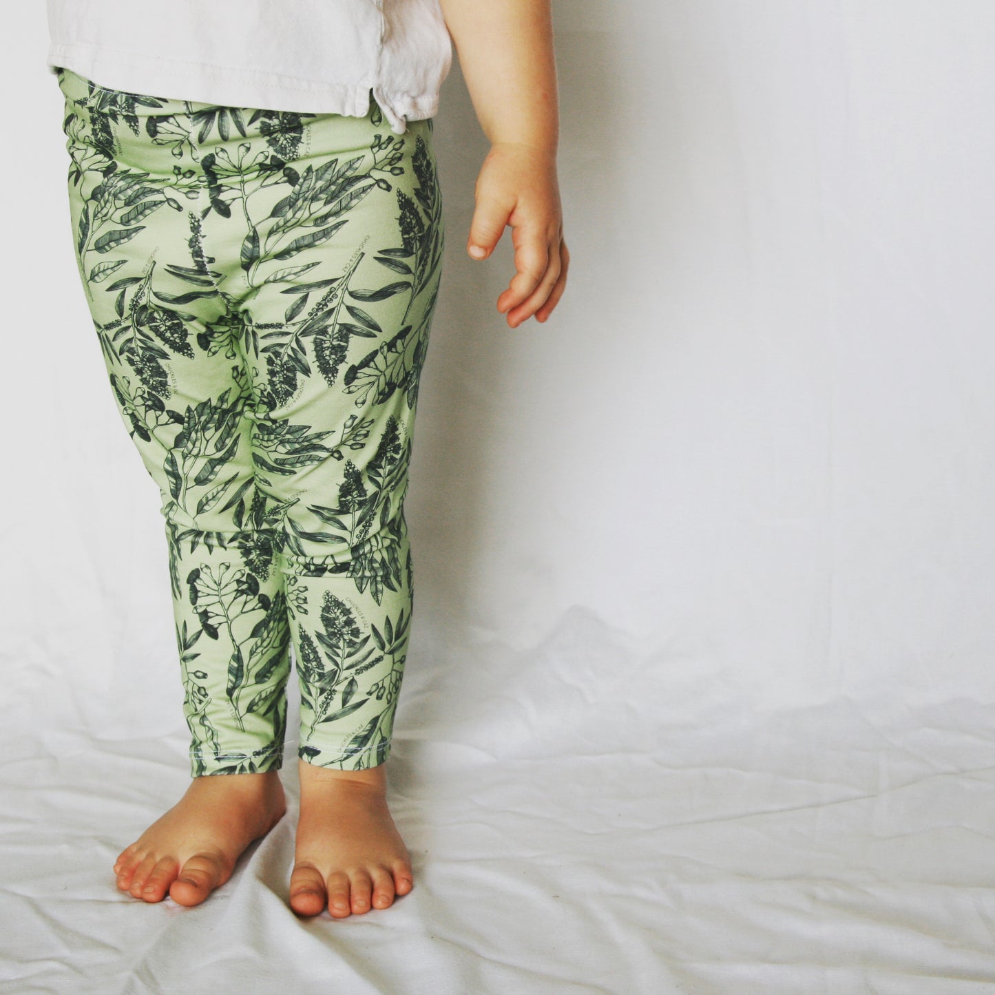 Green Gumleaf Leggings - Chuckles & Caz