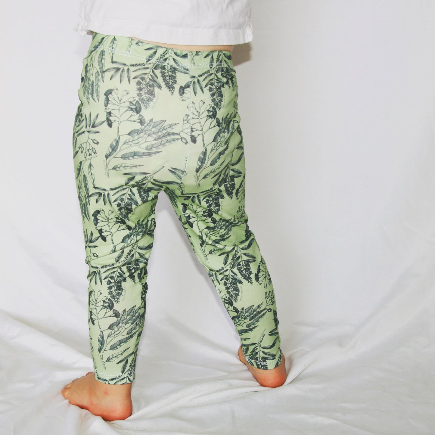 Green Gumleaf Leggings - Chuckles & Caz