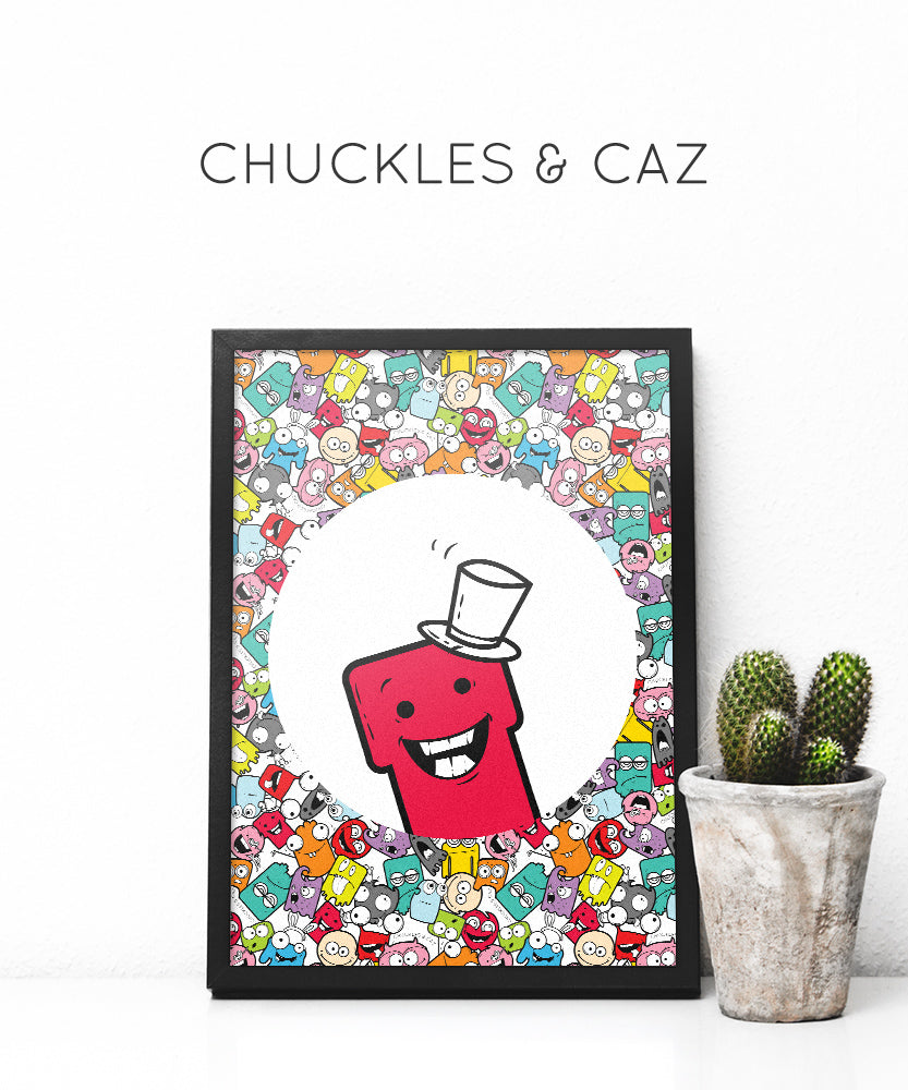 Little Monster Larry Digital Artwork - Chuckles & Caz