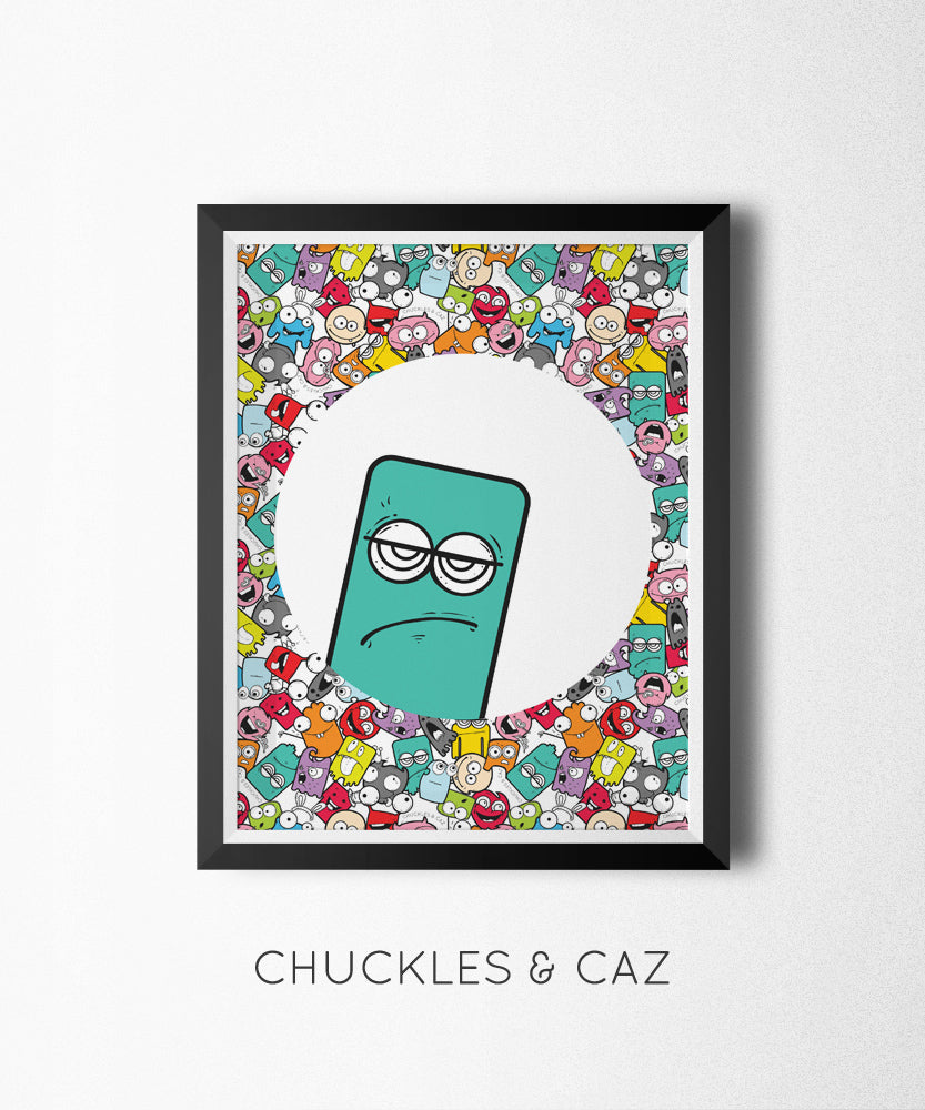 Little Monster Graham Digital Artwork - Chuckles & Caz