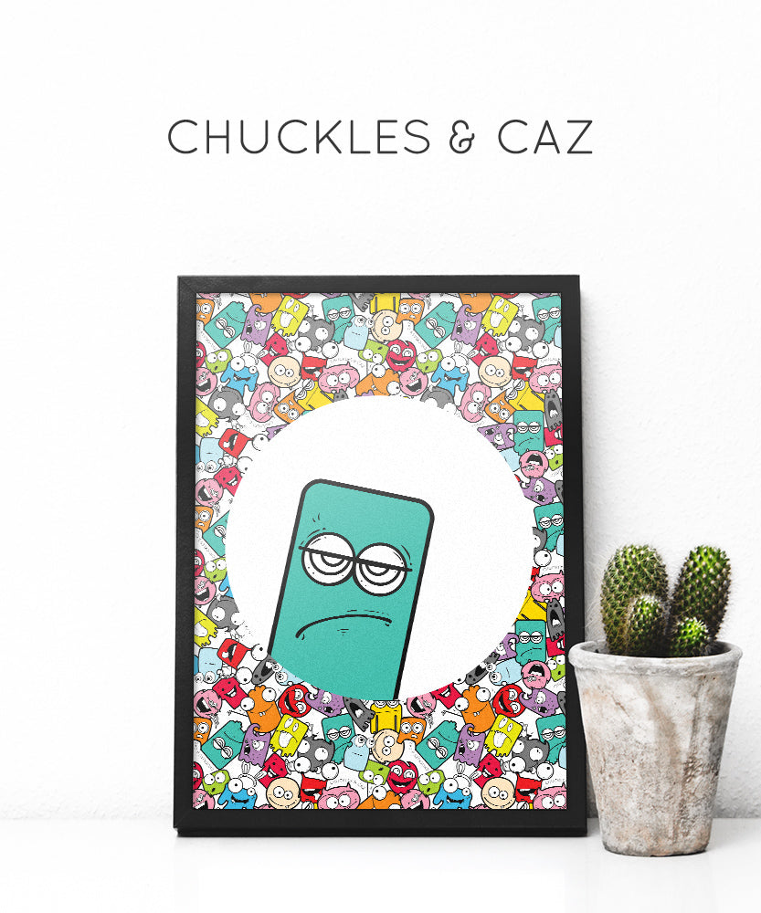 Little Monster Graham Digital Artwork - Chuckles & Caz