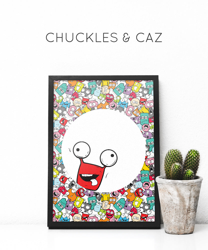 Little Monster Charlie Digital Artwork - Chuckles & Caz