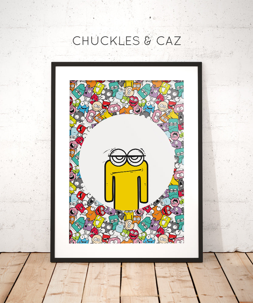 Little Monster Chloe Digital Artwork - Chuckles & Caz