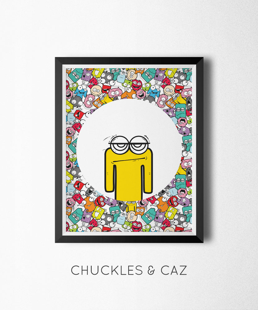 Little Monster Chloe Digital Artwork - Chuckles & Caz