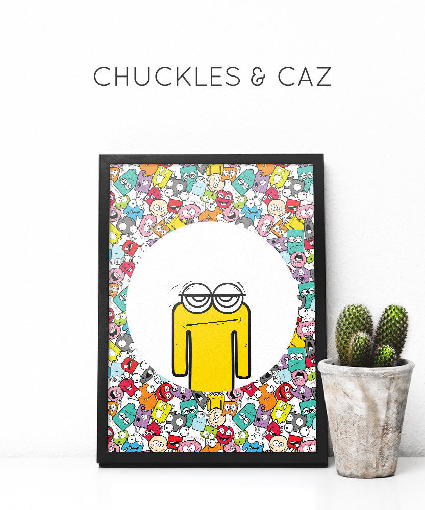 Little Monster Chloe Digital Artwork - Chuckles & Caz