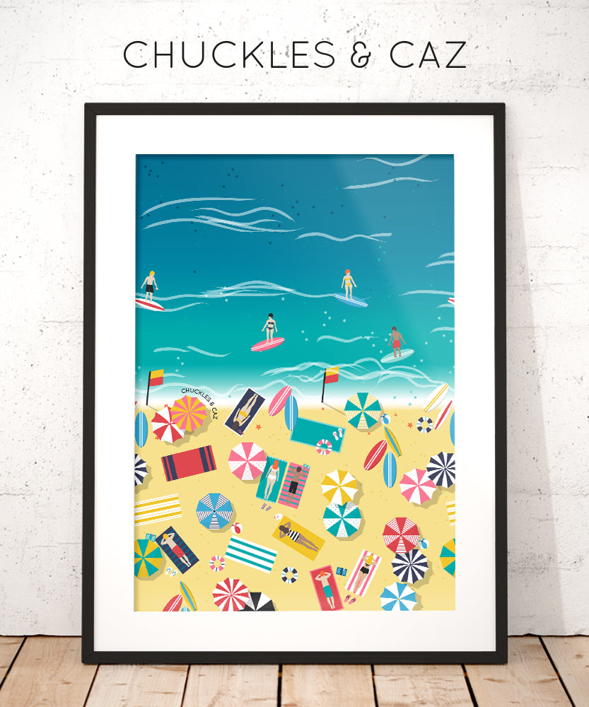 Aerial View Digital Artwork - Chuckles & Caz