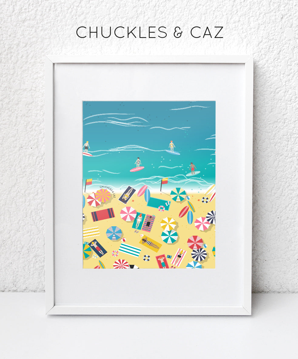 Aerial View Digital Artwork - Chuckles & Caz