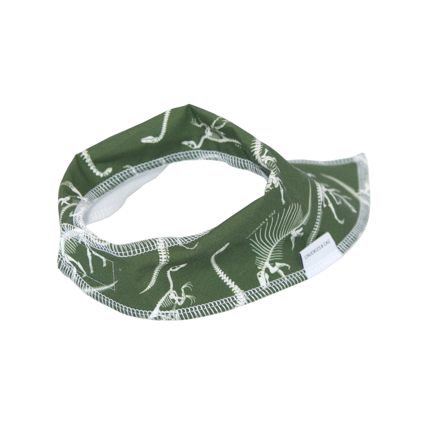 Dionsaur Skeleton Dribble Bib - Chuckles & Caz
