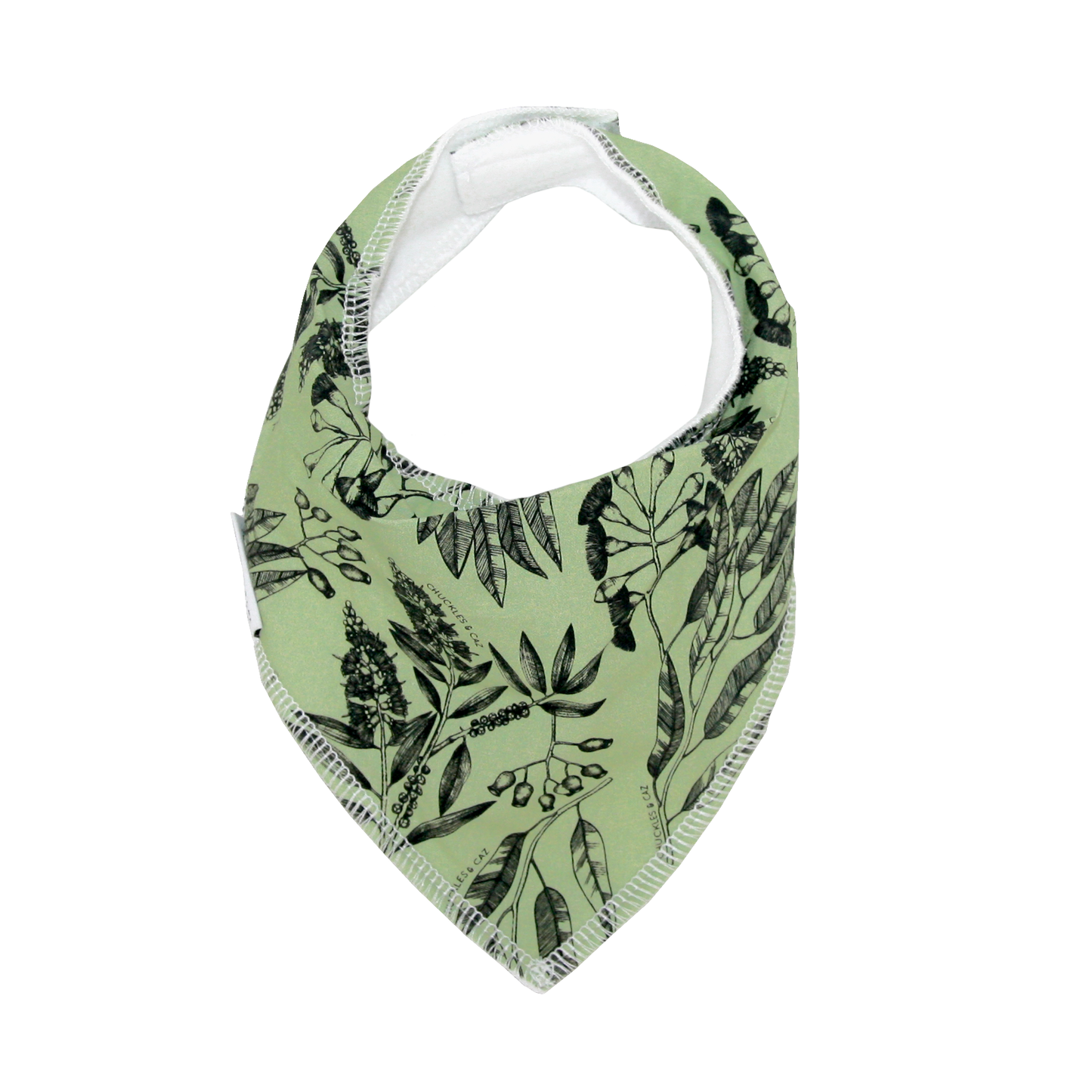 Green Gumleaf Dribble Bib