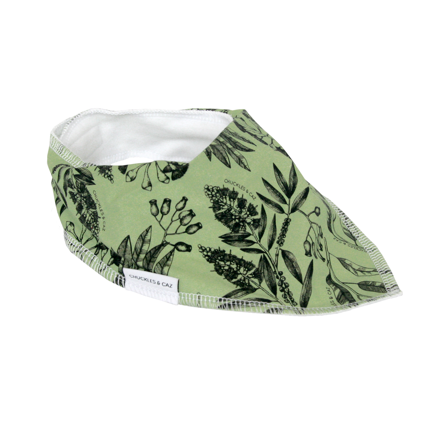 Green Gumleaf Dribble Bib
