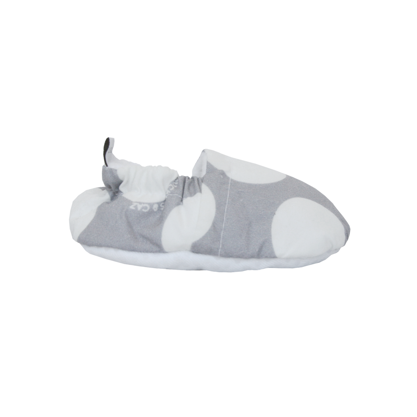 Grey Spot Baby Booties - Chuckles & Caz