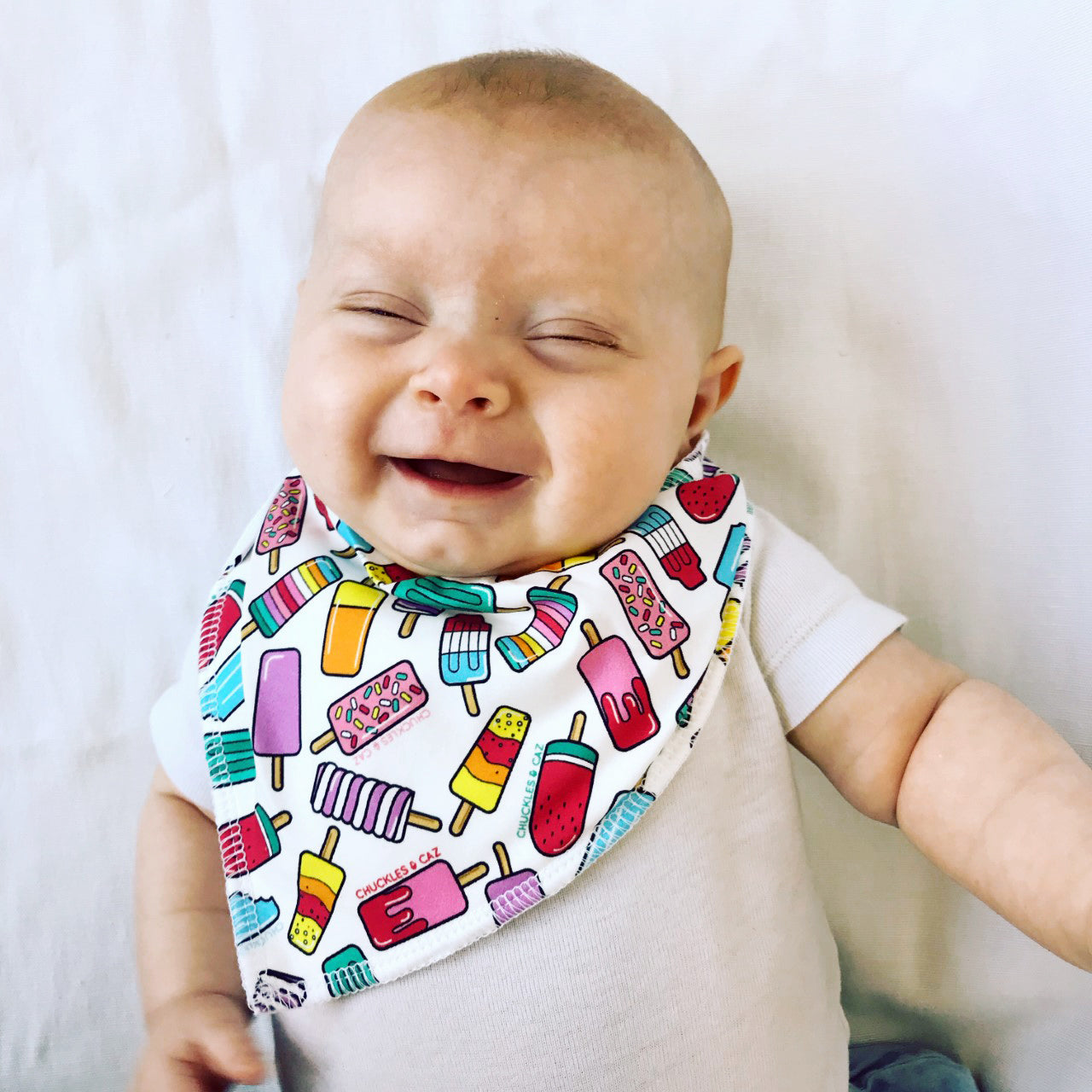 Ice Block Dribble Bib - Chuckles & Caz