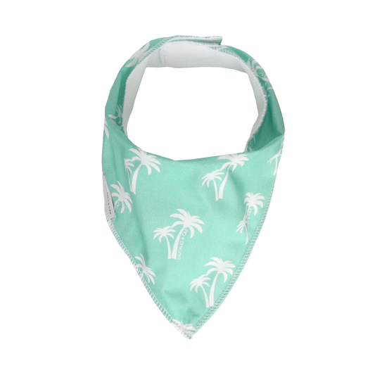 Island Palm Dribble Bib - Chuckles & Caz