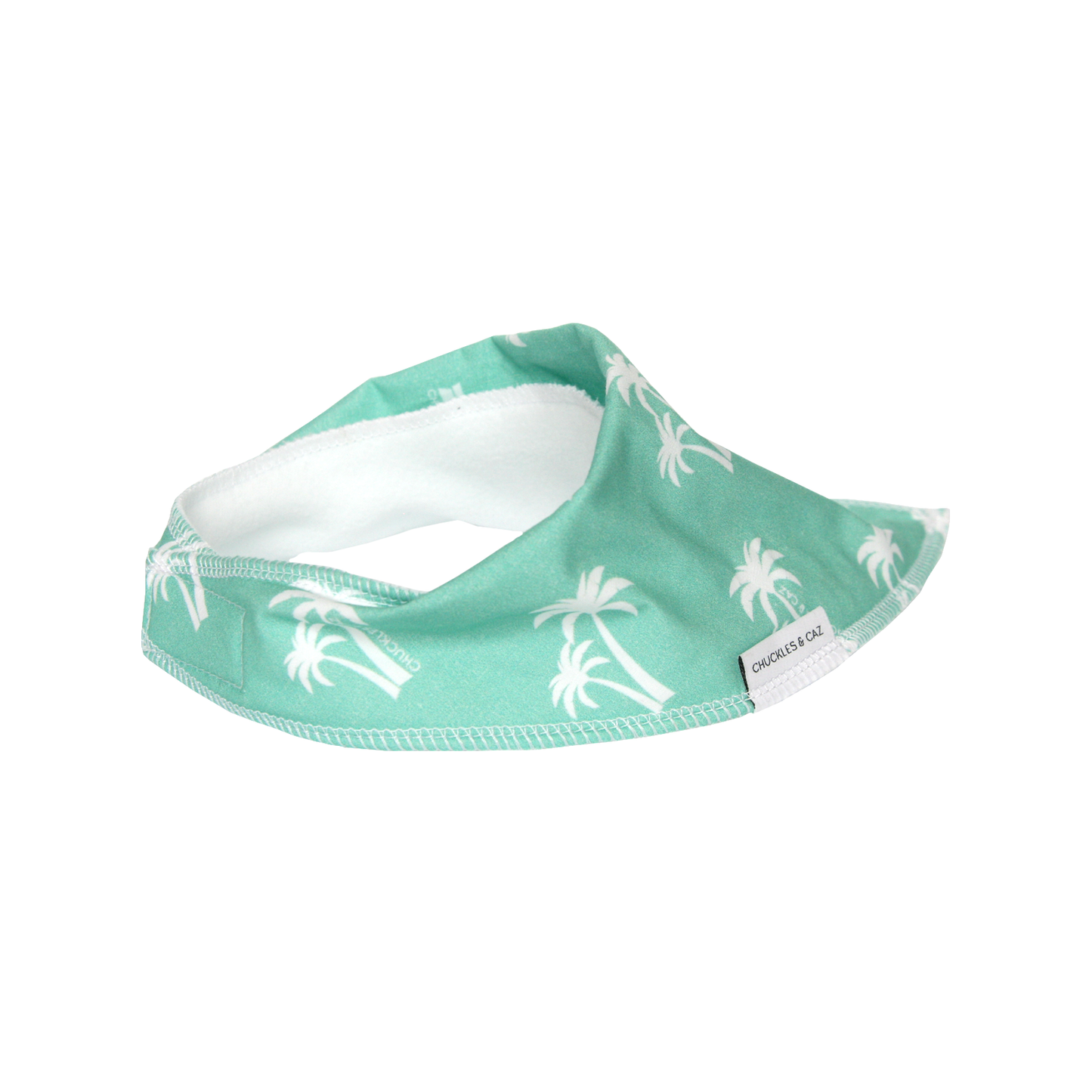 Island Palm Dribble Bib - Chuckles & Caz