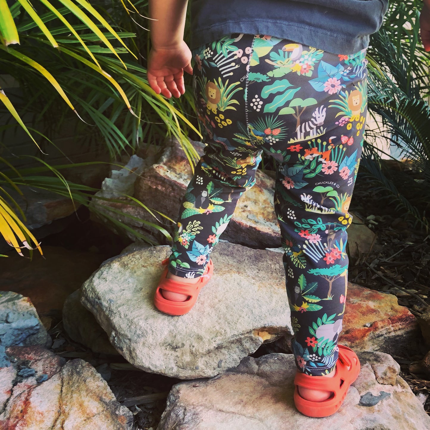 Jungle Dribble Bib & Leggings - Gift Set - Chuckles & Caz