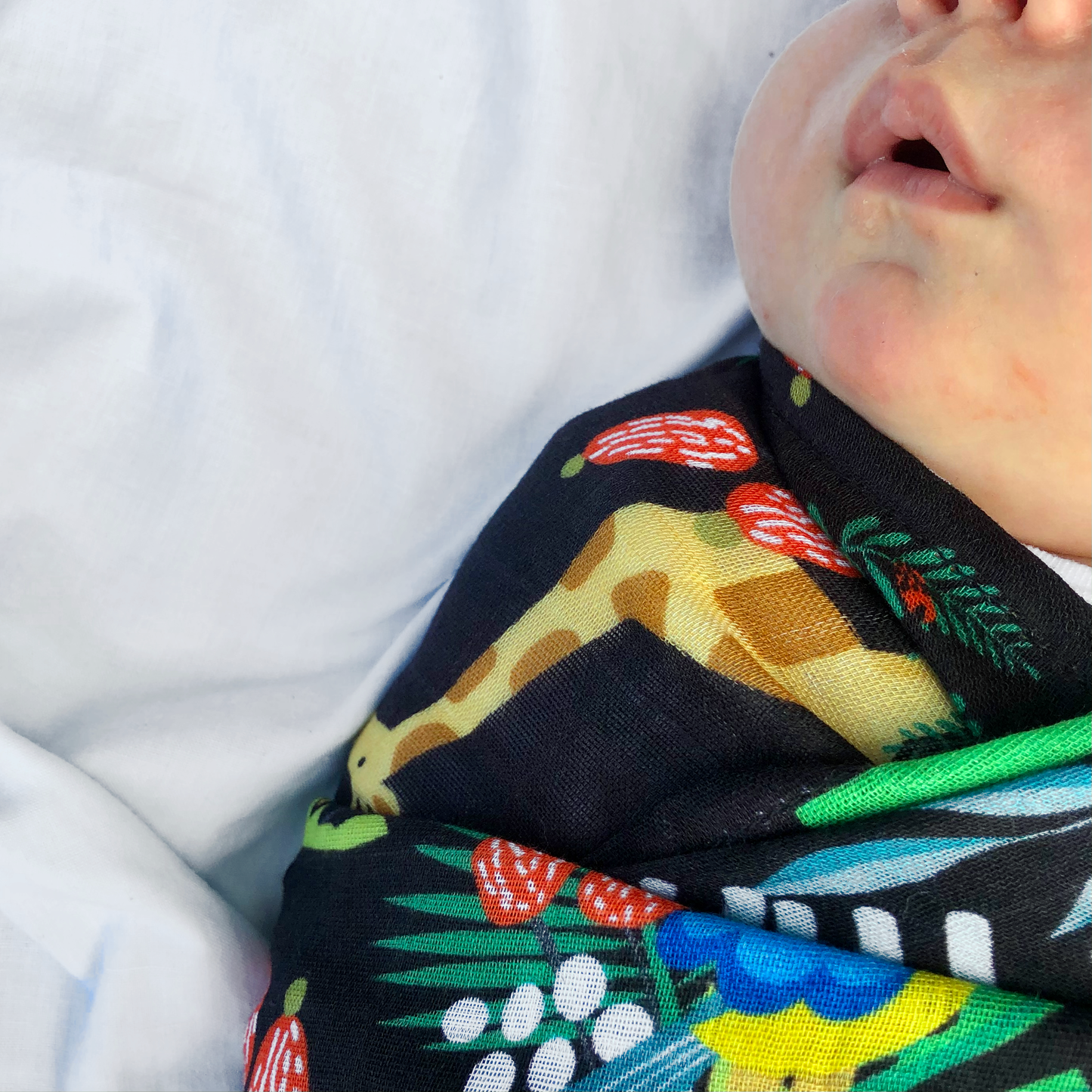 Jungle Muslin Swaddle - Chuckles & Caz