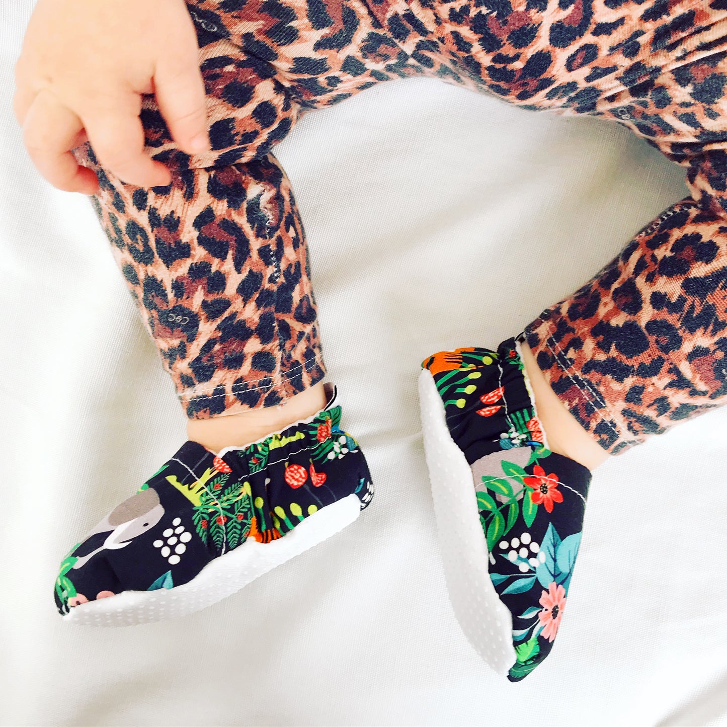 Jungle Baby Booties - Chuckles & Caz