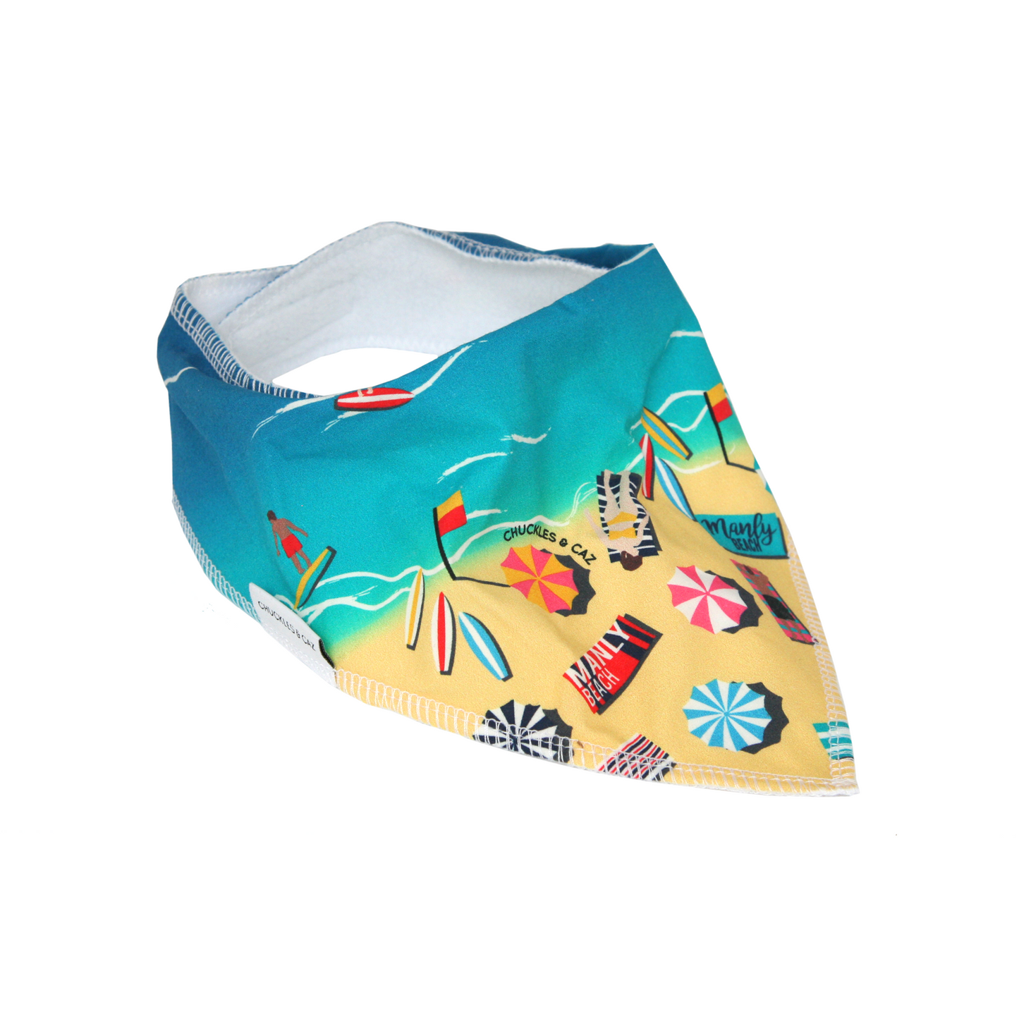 Manly Beach Dribble Bib - Chuckles & Caz