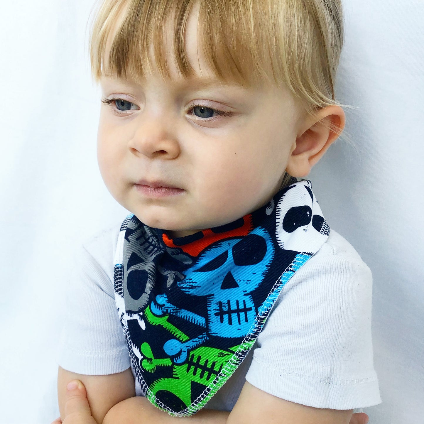 Multi Skullz Dribble Bib - Chuckles & Caz