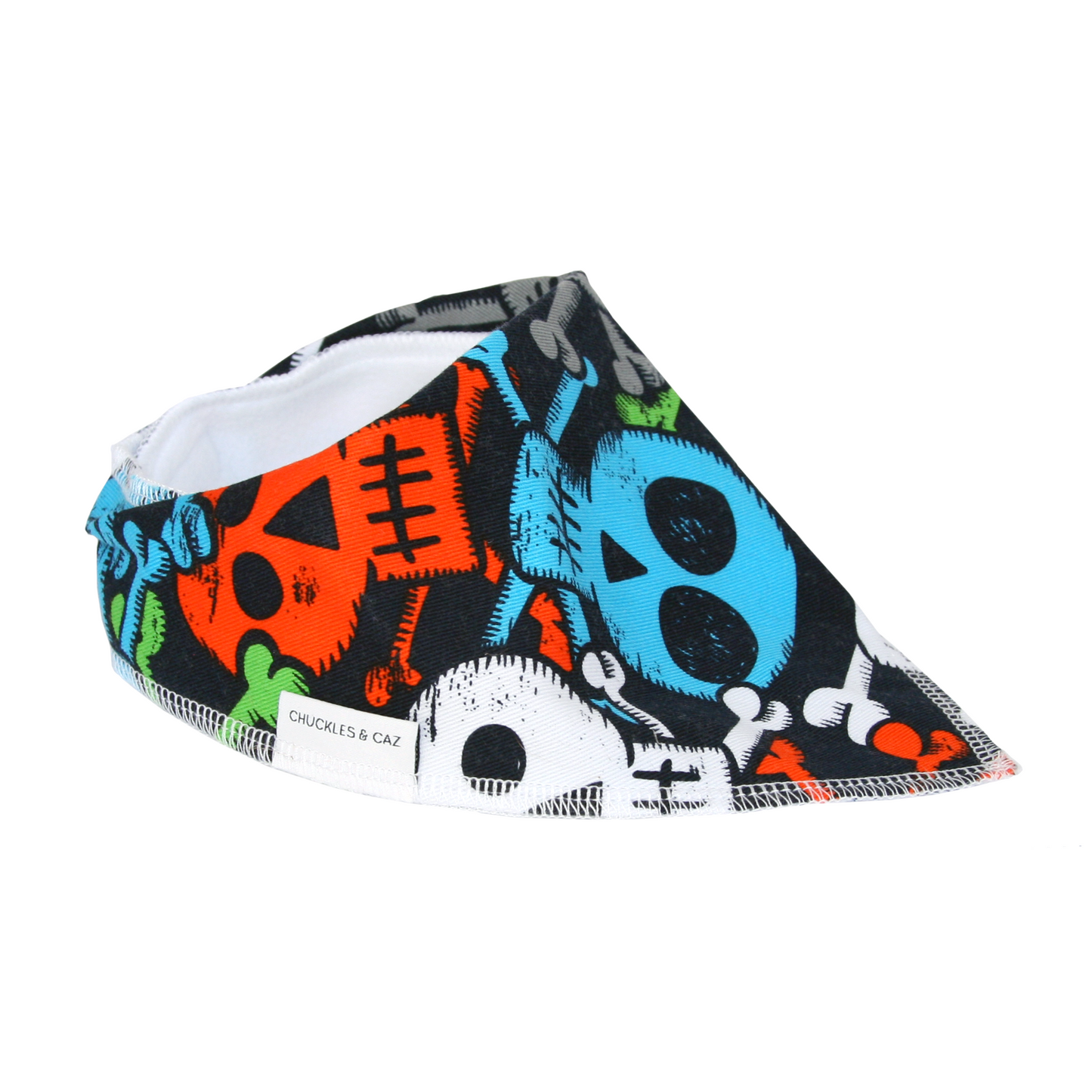 Multi Skullz Dribble Bib - Chuckles & Caz