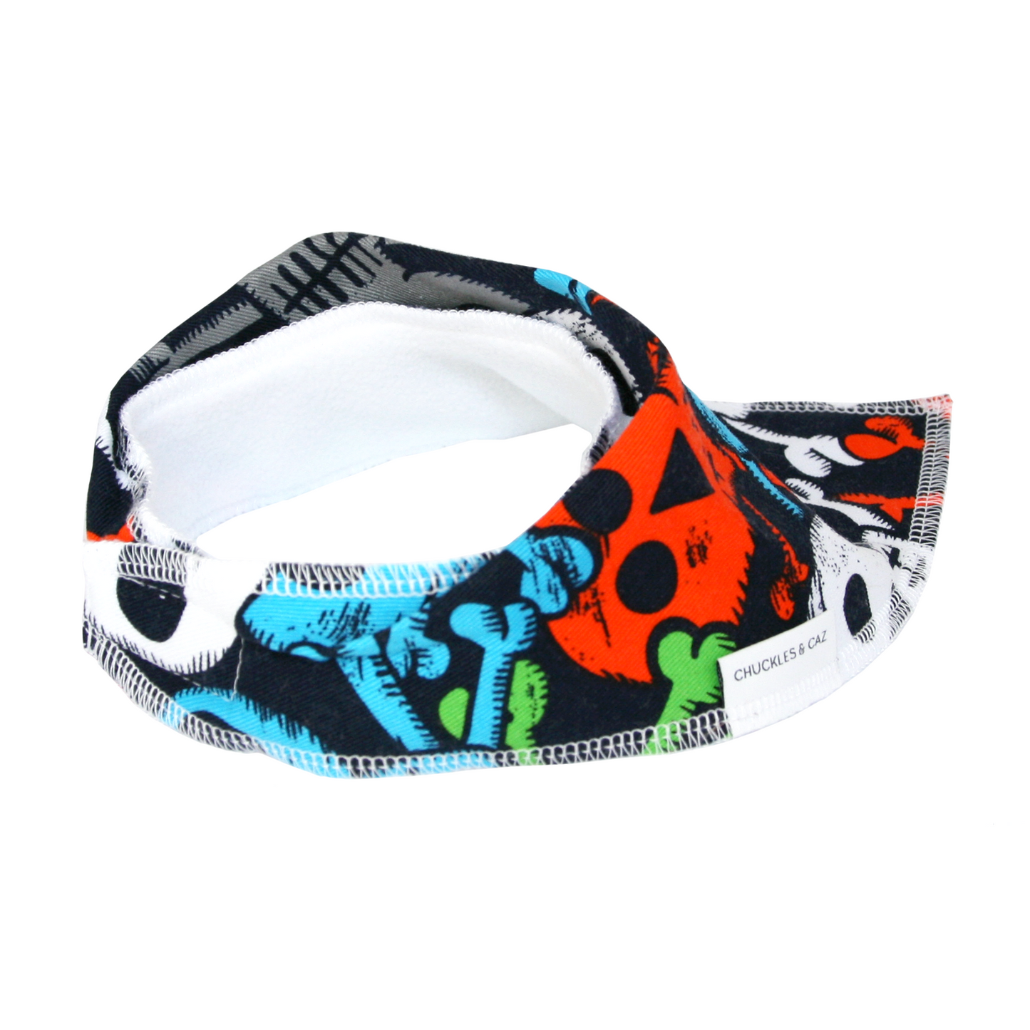 Multi Skullz Dribble Bib - Chuckles & Caz