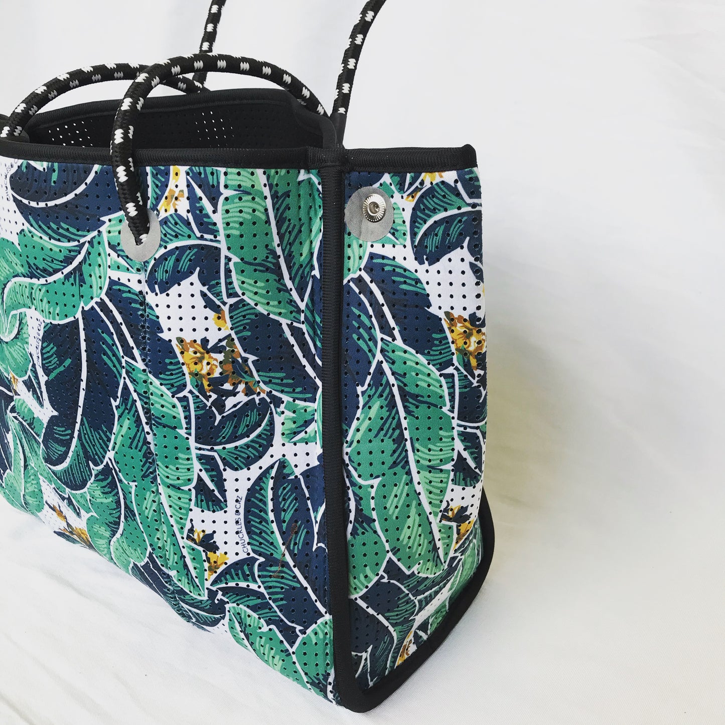 Reversible Neoprene Tote Bag - Chuckles & Caz