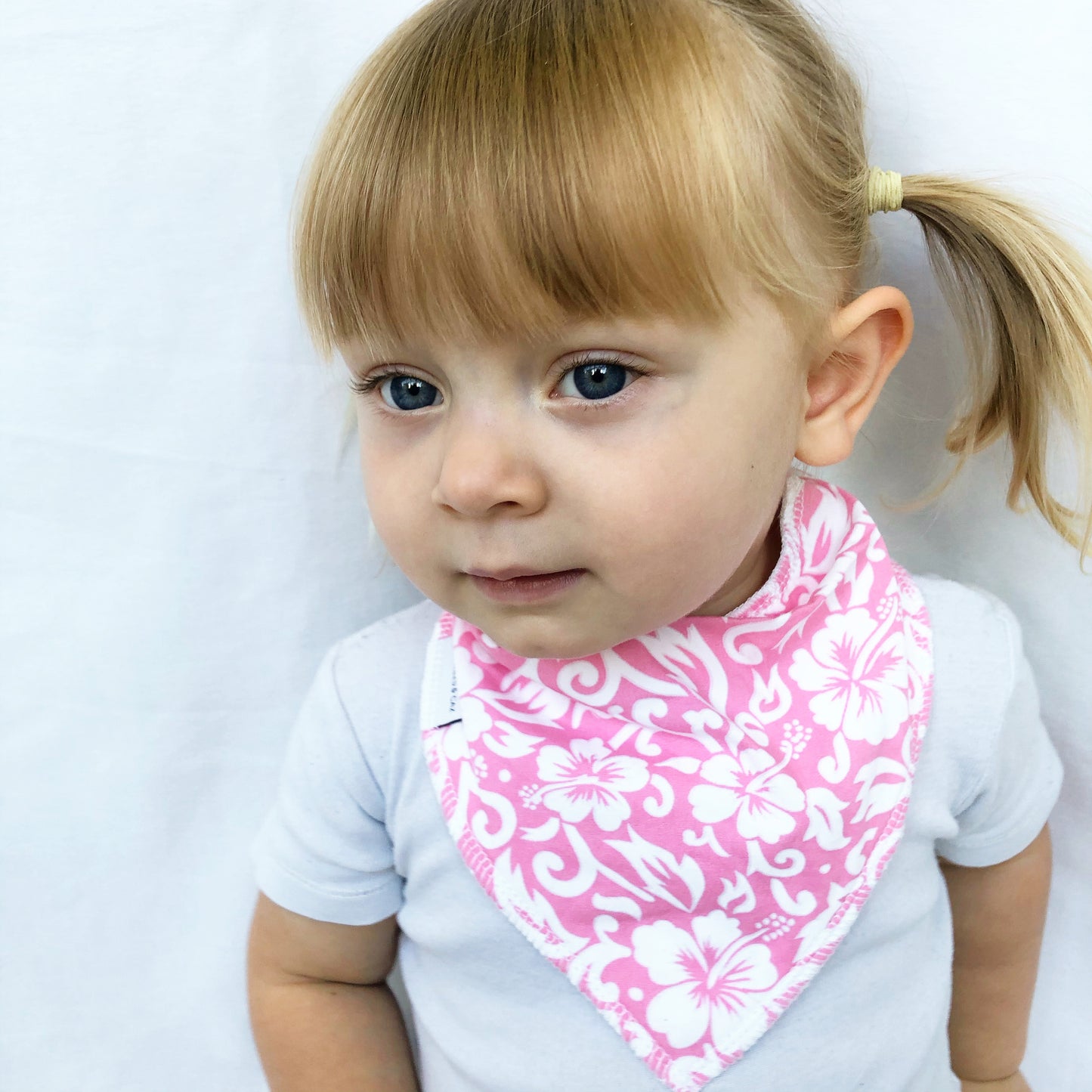 Pink Hawaiian Dribble Bib - Chuckles & Caz
