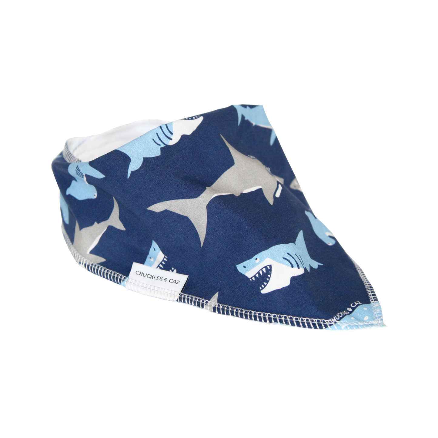 Shark Dribble Bib - Chuckles & Caz