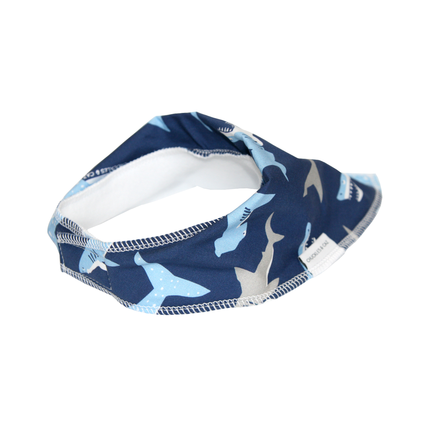 Shark Dribble Bib - Chuckles & Caz