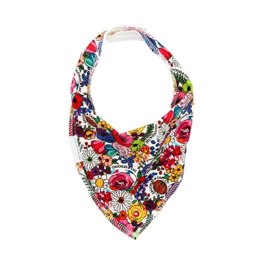 Super Floral Dribble Bib - Chuckles & Caz