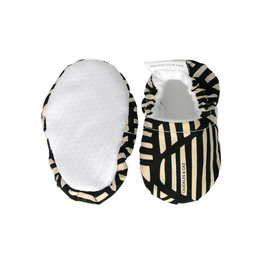 Tribal Geometric Baby Booties - Chuckles & Caz
