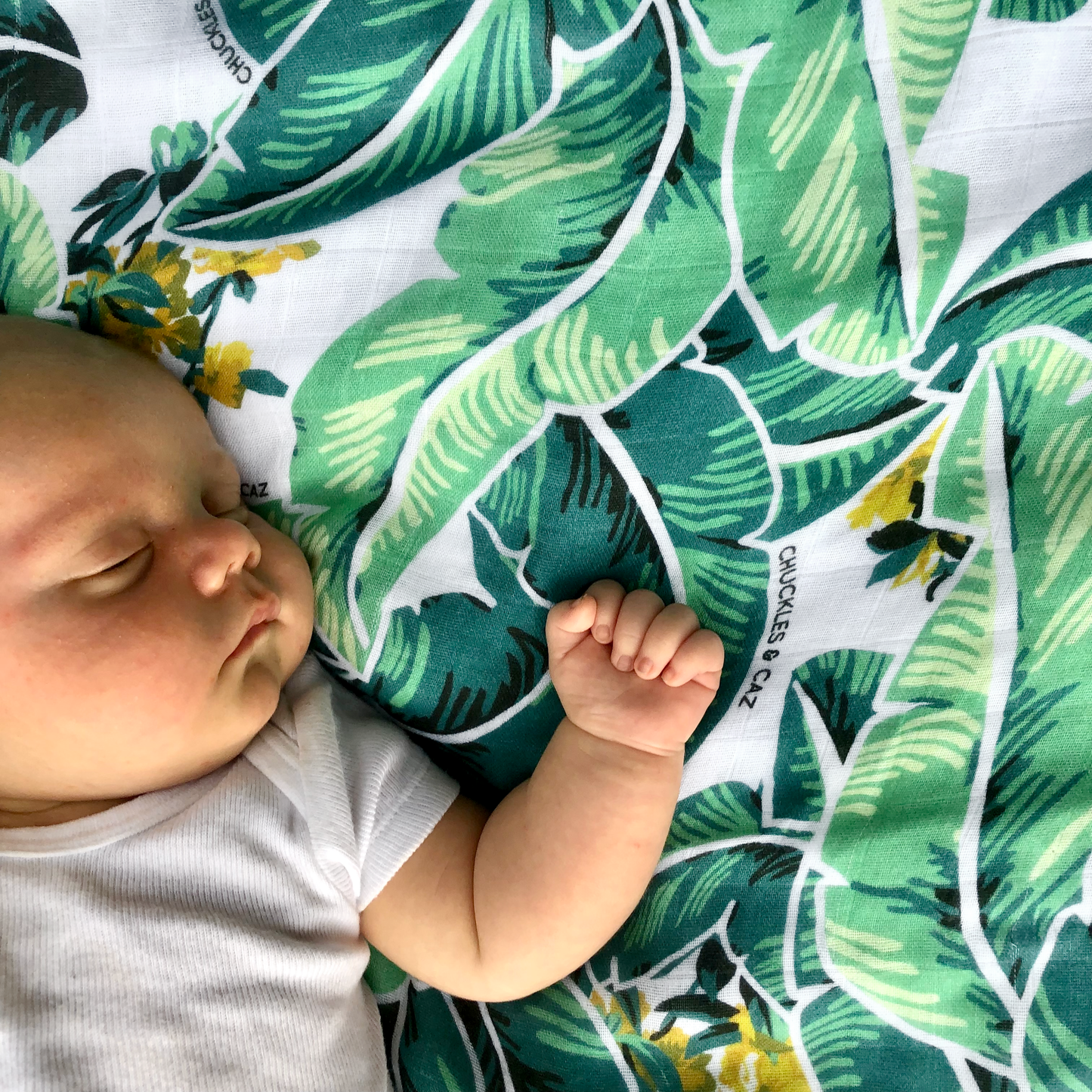 Tropical Palm Muslin Quilt - Chuckles & Caz