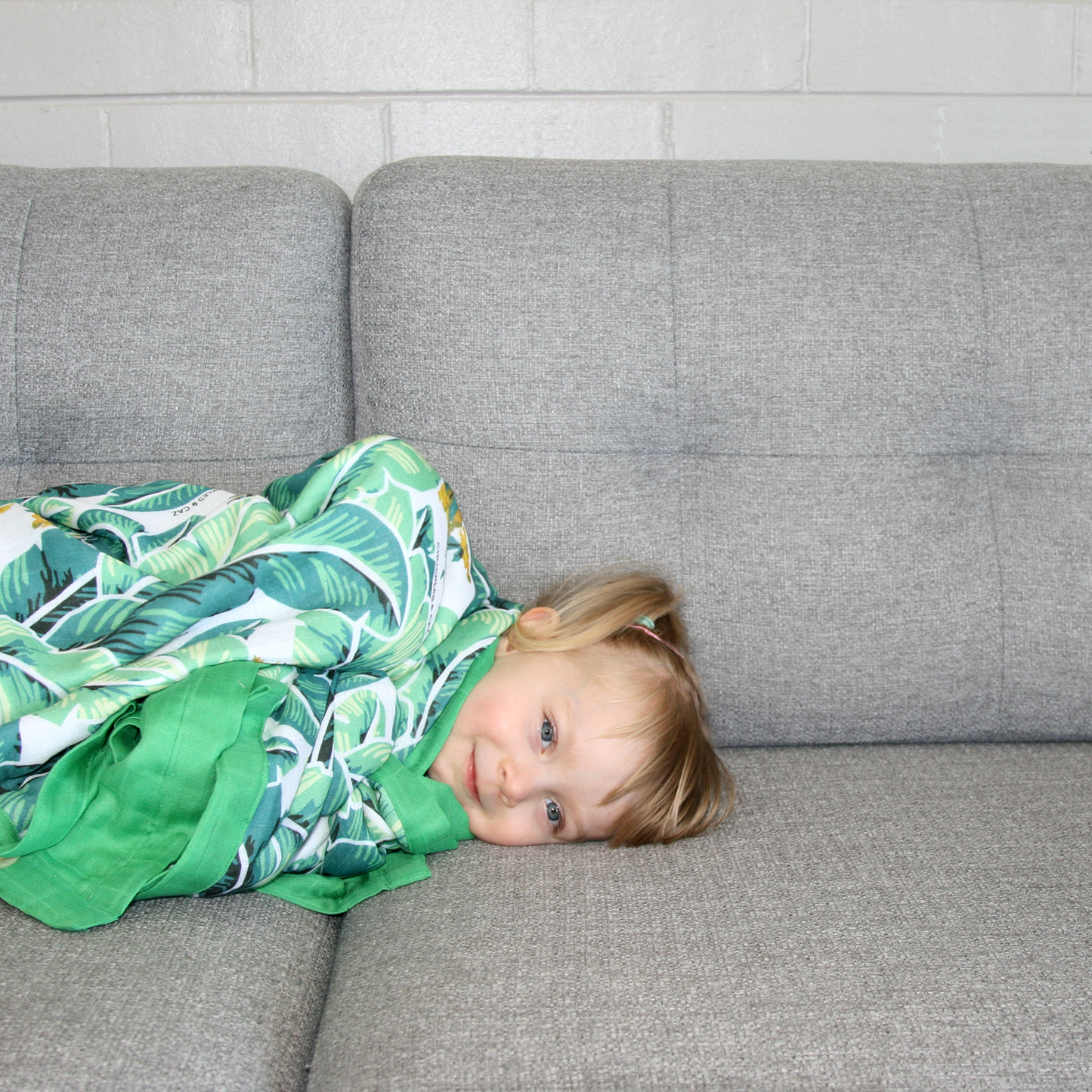 Tropical Palm Muslin Quilt - Chuckles & Caz