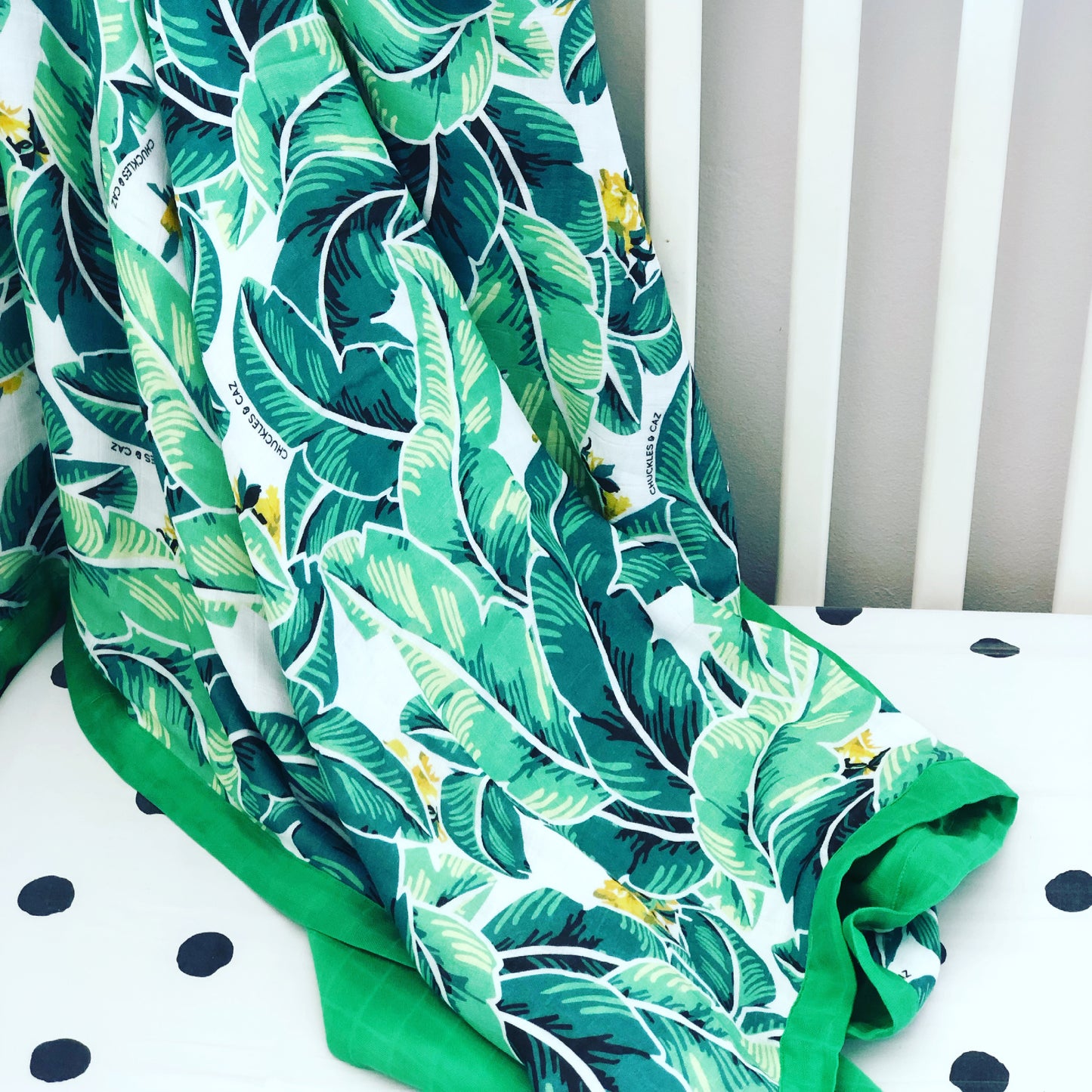 Tropical Palm Muslin Quilt - Chuckles & Caz