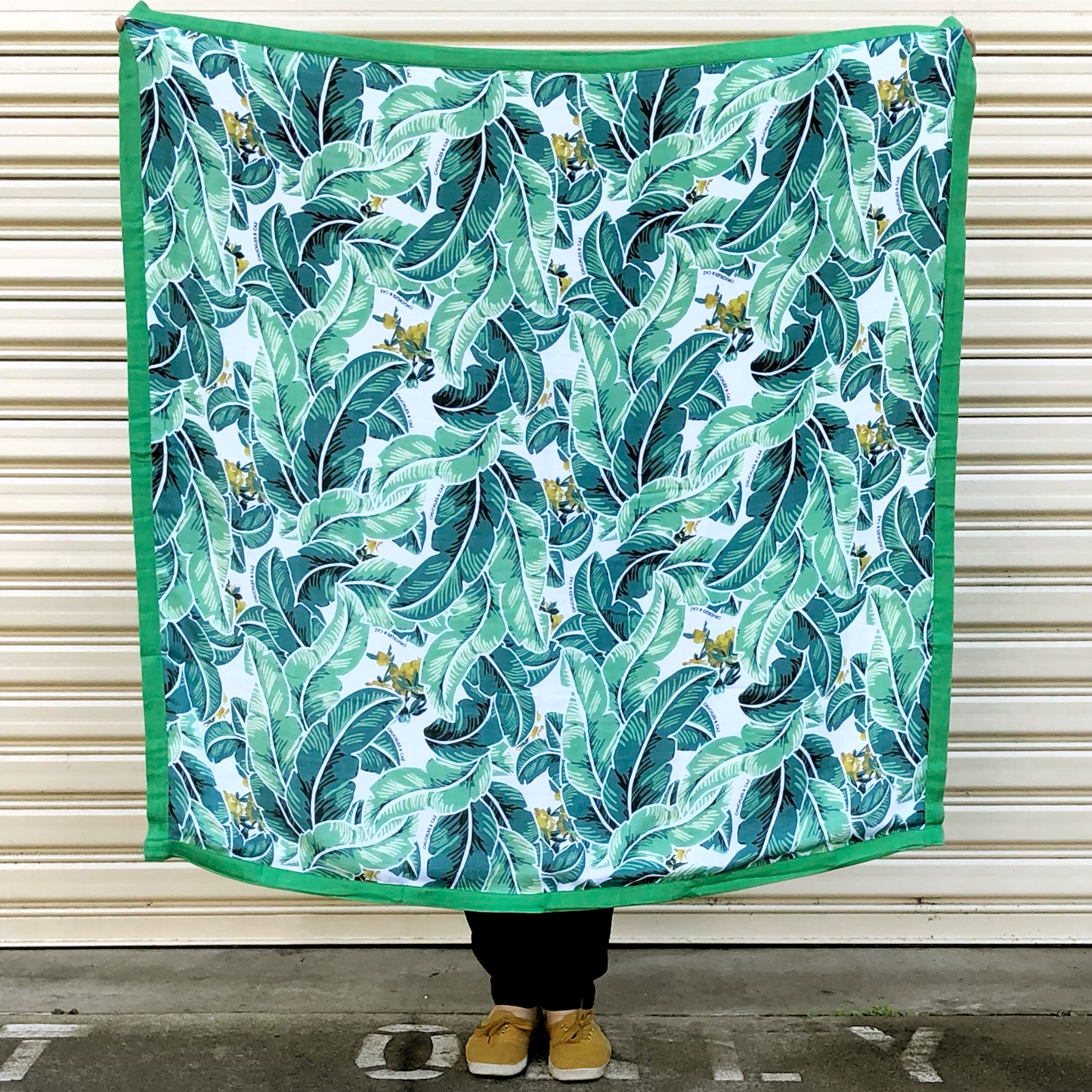 Tropical Palm Muslin Quilt - Chuckles & Caz