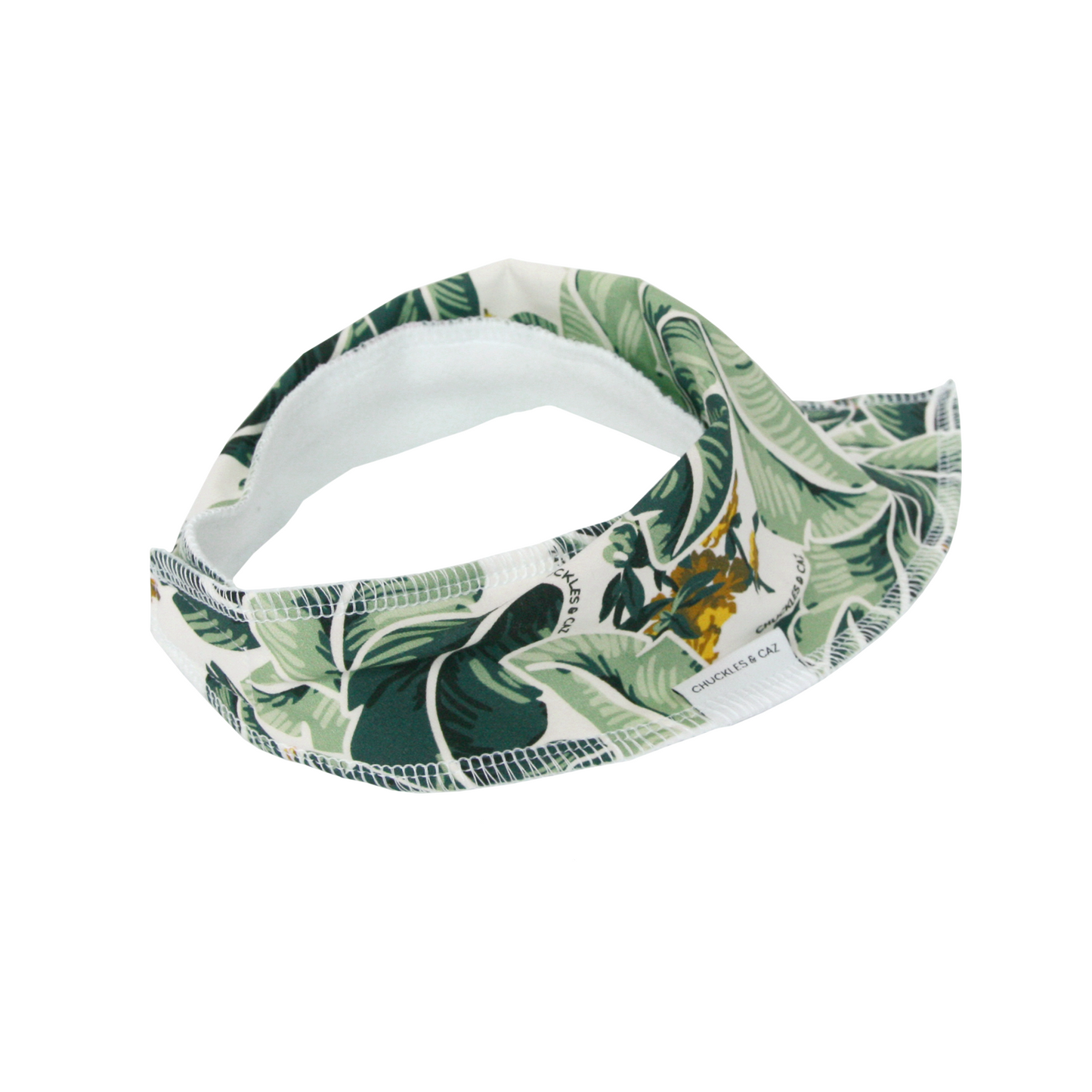Tropical Palm Dribble Bib - Chuckles & Caz