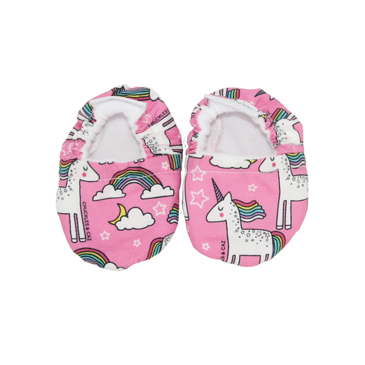 Unicorn Baby Booties - Chuckles & Caz