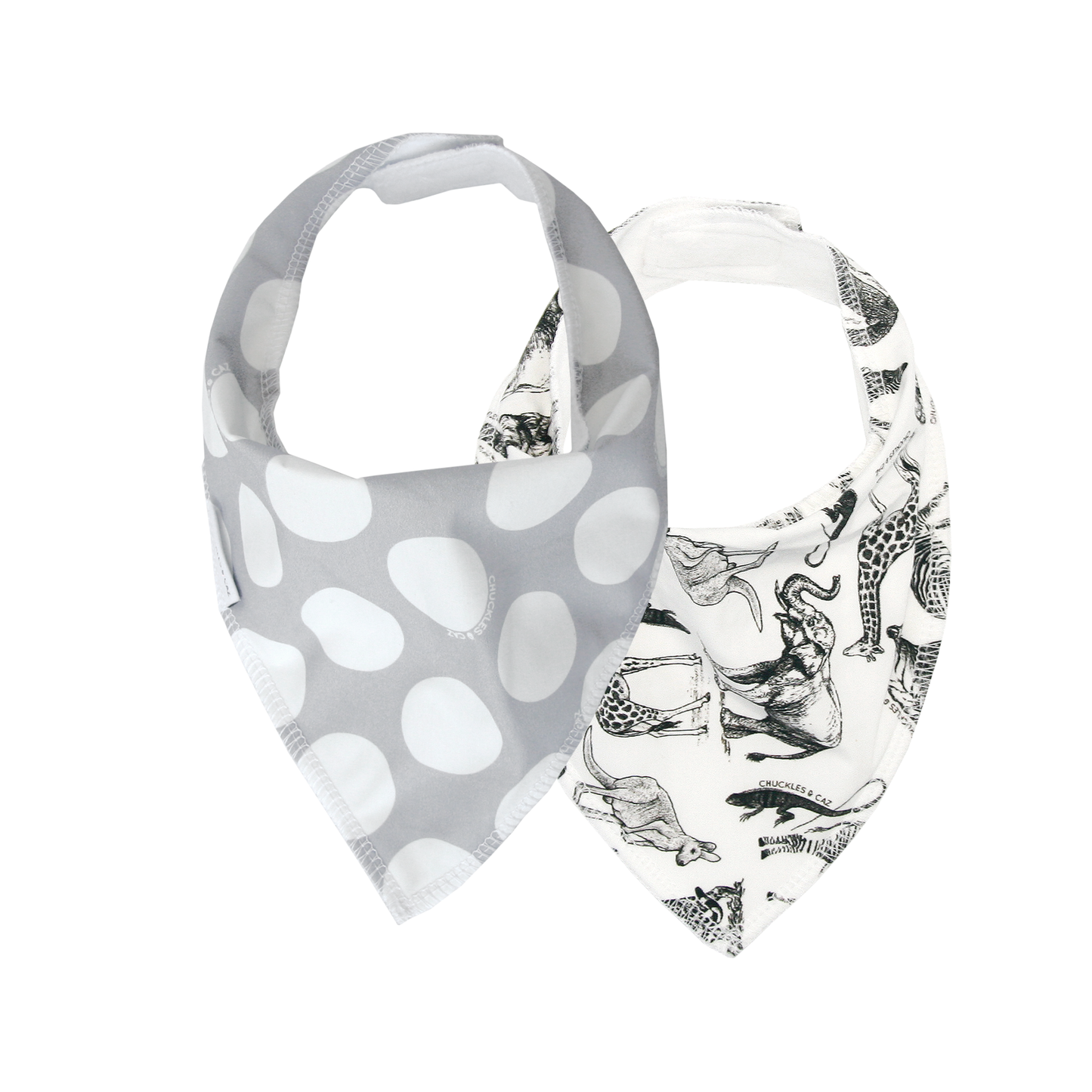 Unisex Dribble Bib 2pk - Gift Set 4 - Chuckles & Caz