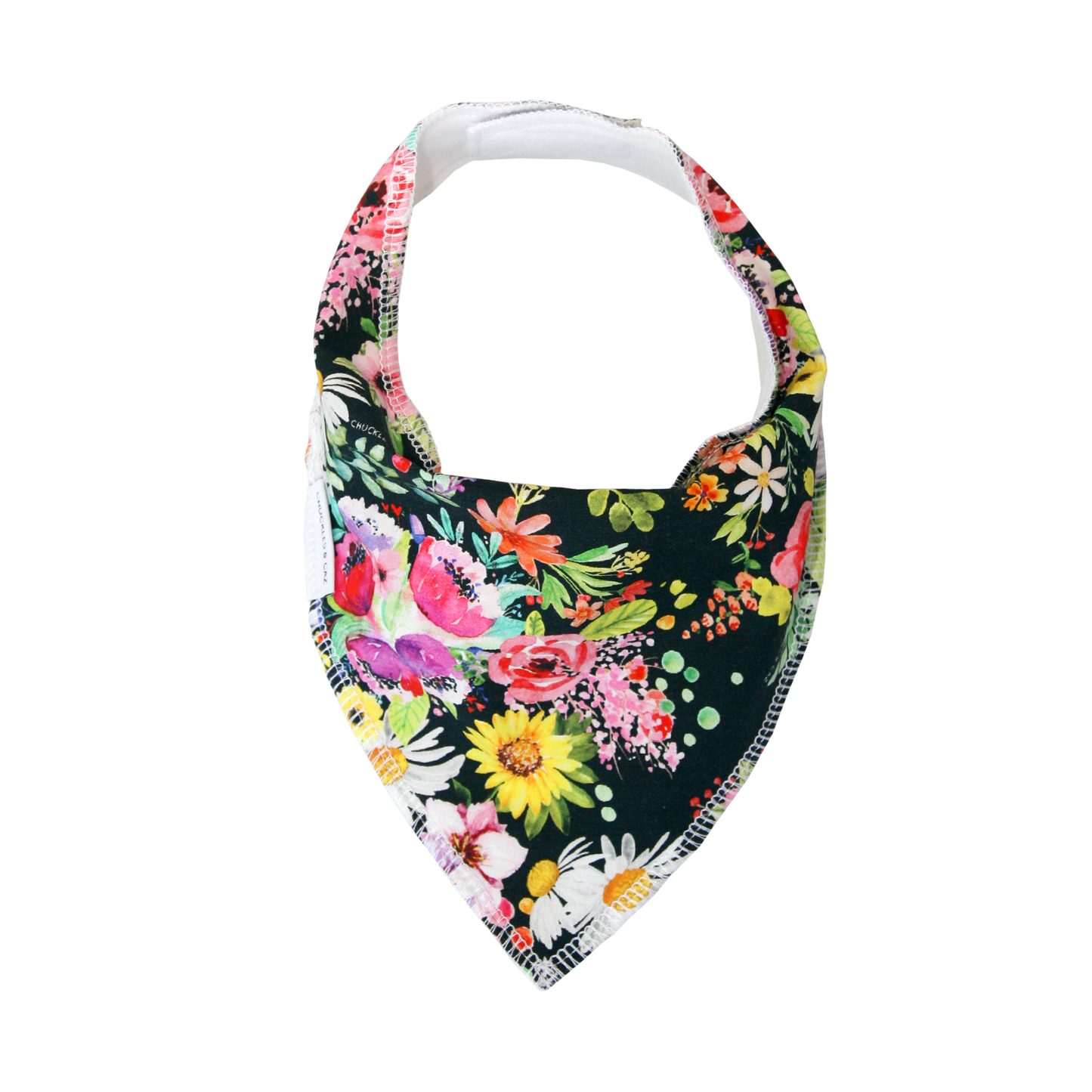 Watercolour Flower Dribble Bib & Leggings - Gift Set - Chuckles & Caz