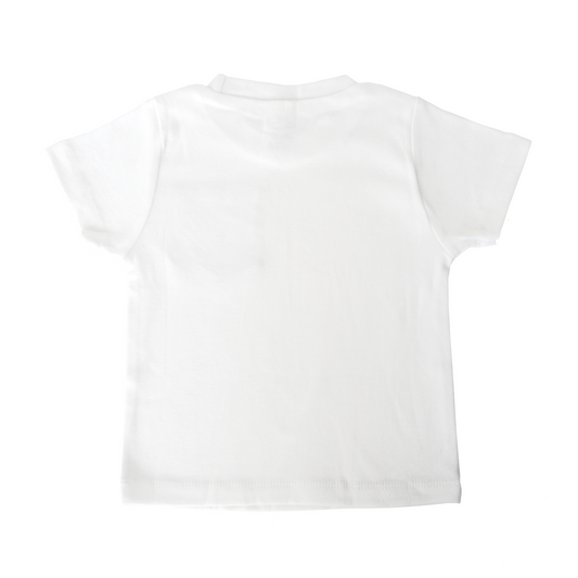 Tropical Palm Print Pocket Tee & matching Dribble Bib - Gift Set - Chuckles & Caz