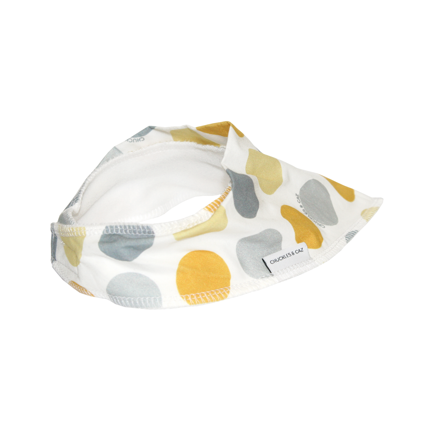 Yellow Spot Dribble Bib - Chuckles & Caz