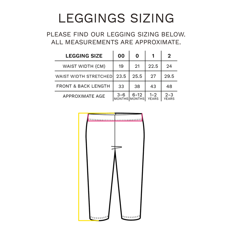 Legginggs Sizing - Chuckles & Caz