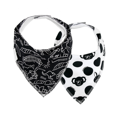 Aussie Dribble Bib 2pk - Gift Set 5 - Chuckles & Caz