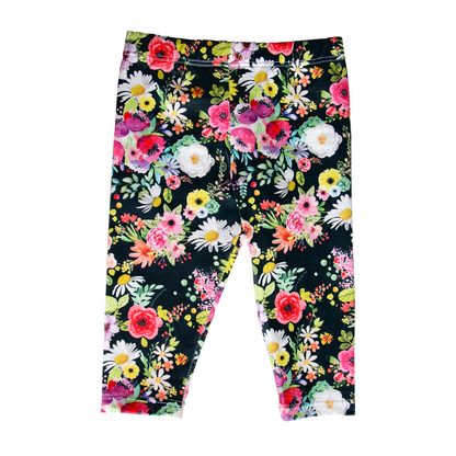 Watercolour Flower Leggings - Chuckles & Caz